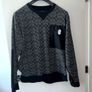 Men’s size XL black Coach sweater